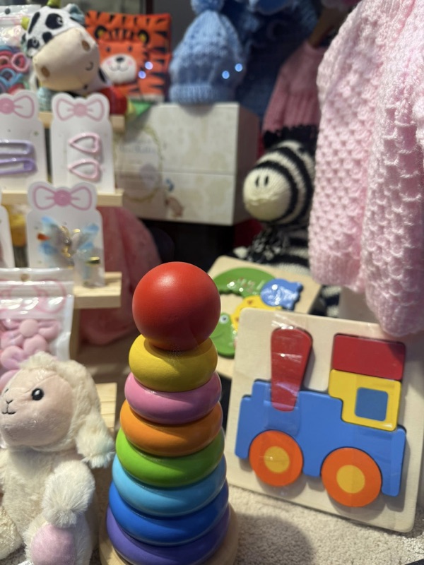 Children's Wooden Toys and Knitted Baby Gifts