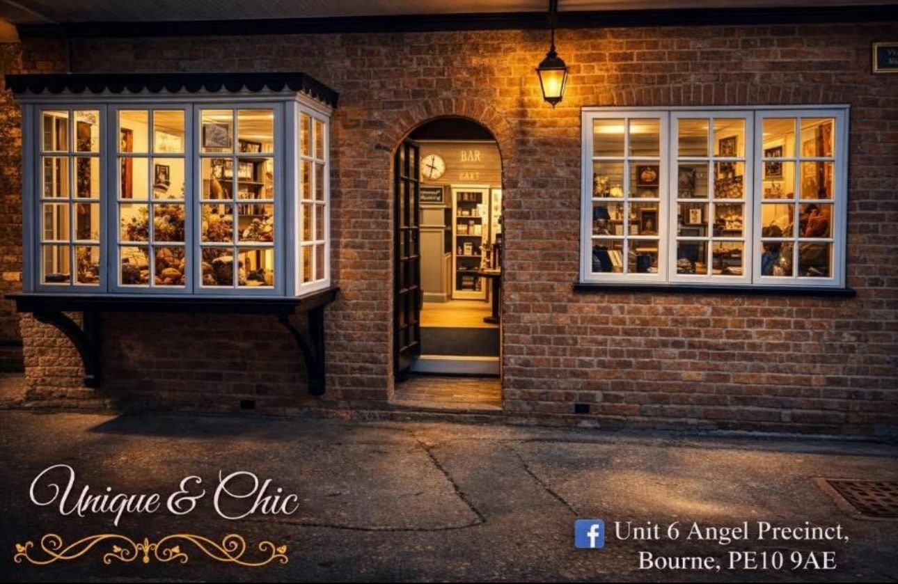 The Unique & Chic shop in Bourne, Lincolnshire